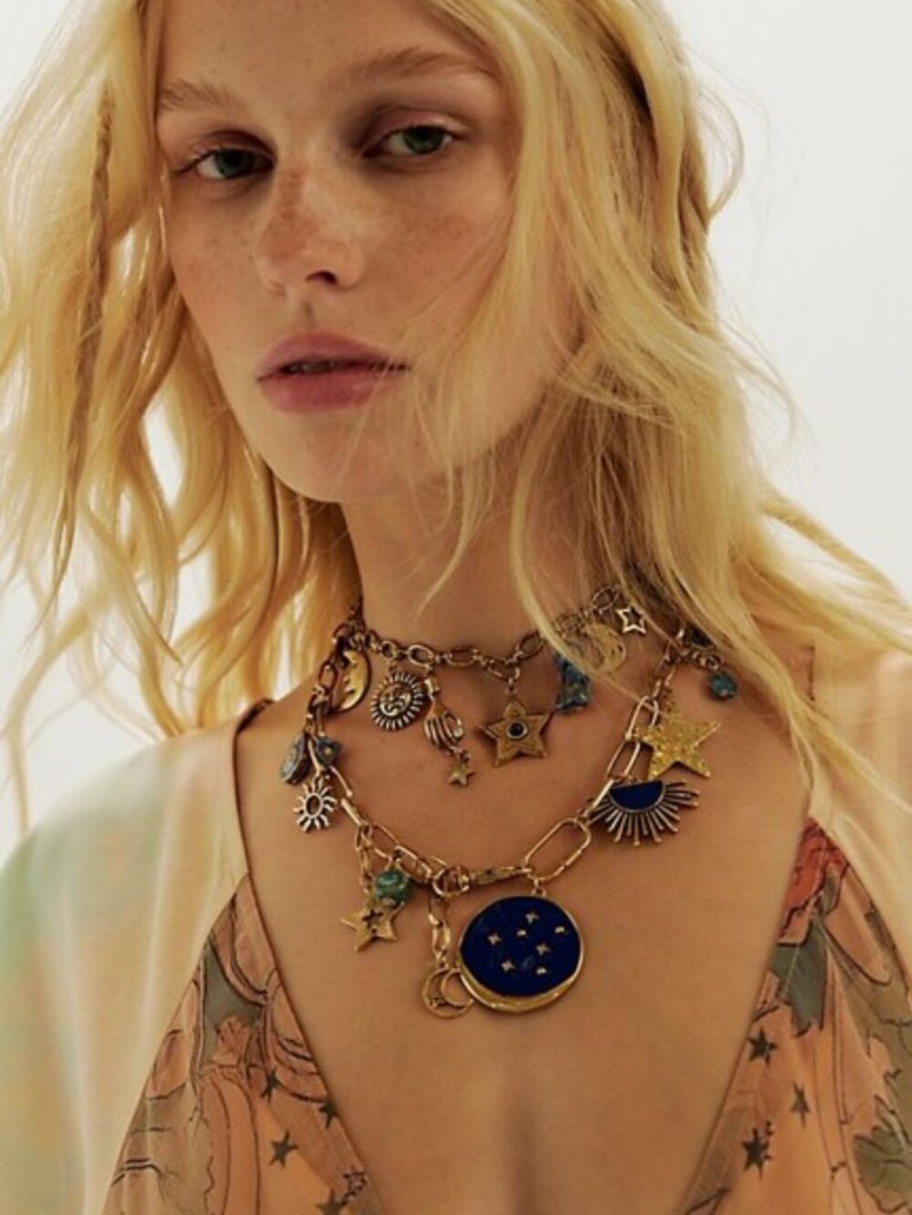 Free People Maxamillion Charm Necklace Stargirl